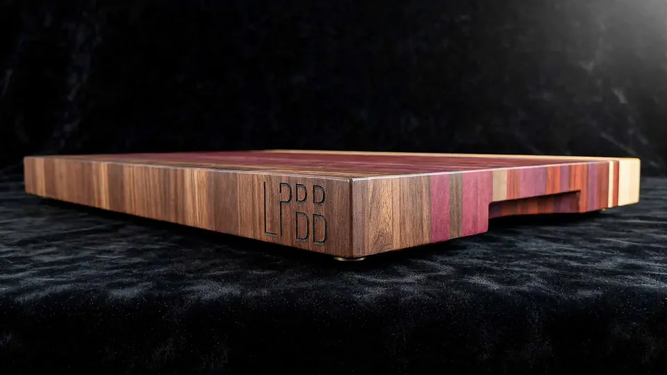 Planche à découper en bois de bout